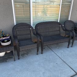 Wicker Patio Set 