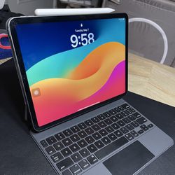 iPad Pro 11 (M1 Chip), Magic Keyboard, Apple Pencil, Smart Folio