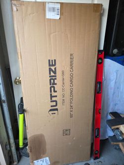 Trailer hitch cargo rack