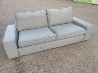 Light Gray Modern Sofa – Clean & Great Condition