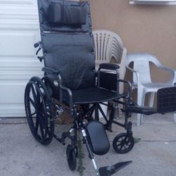 PROBASICS RECLIN WHEELCHAIR 18" WIDTH ELEVATING LEGREST CAPACITY 300 LBS
