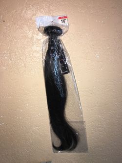 16 inch straight bundle human hair