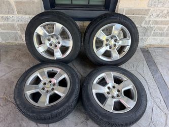 20’ Silverado Tahoe Suburban Sierra Denali Wheels Tires 6 Lug