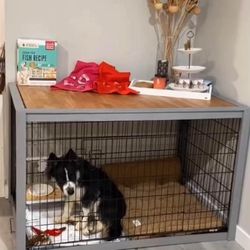 XL Dog Cage With Table