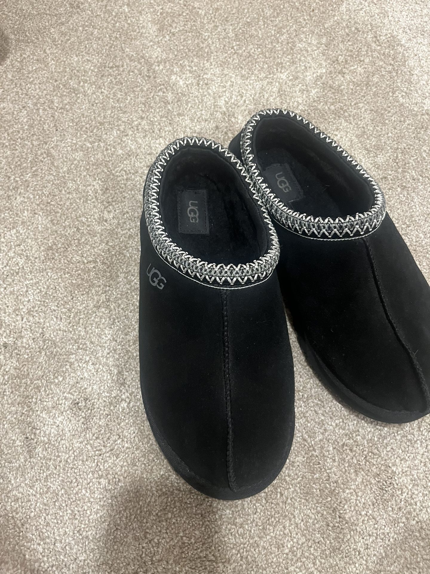 Black, Men’s Tasman Slipper, Uggs, Size 10
