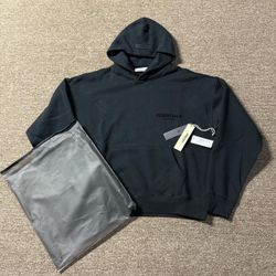 Essentials Fear Of God Hoodie Strech Limo (black)