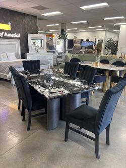 7pc Sintered stone table top set