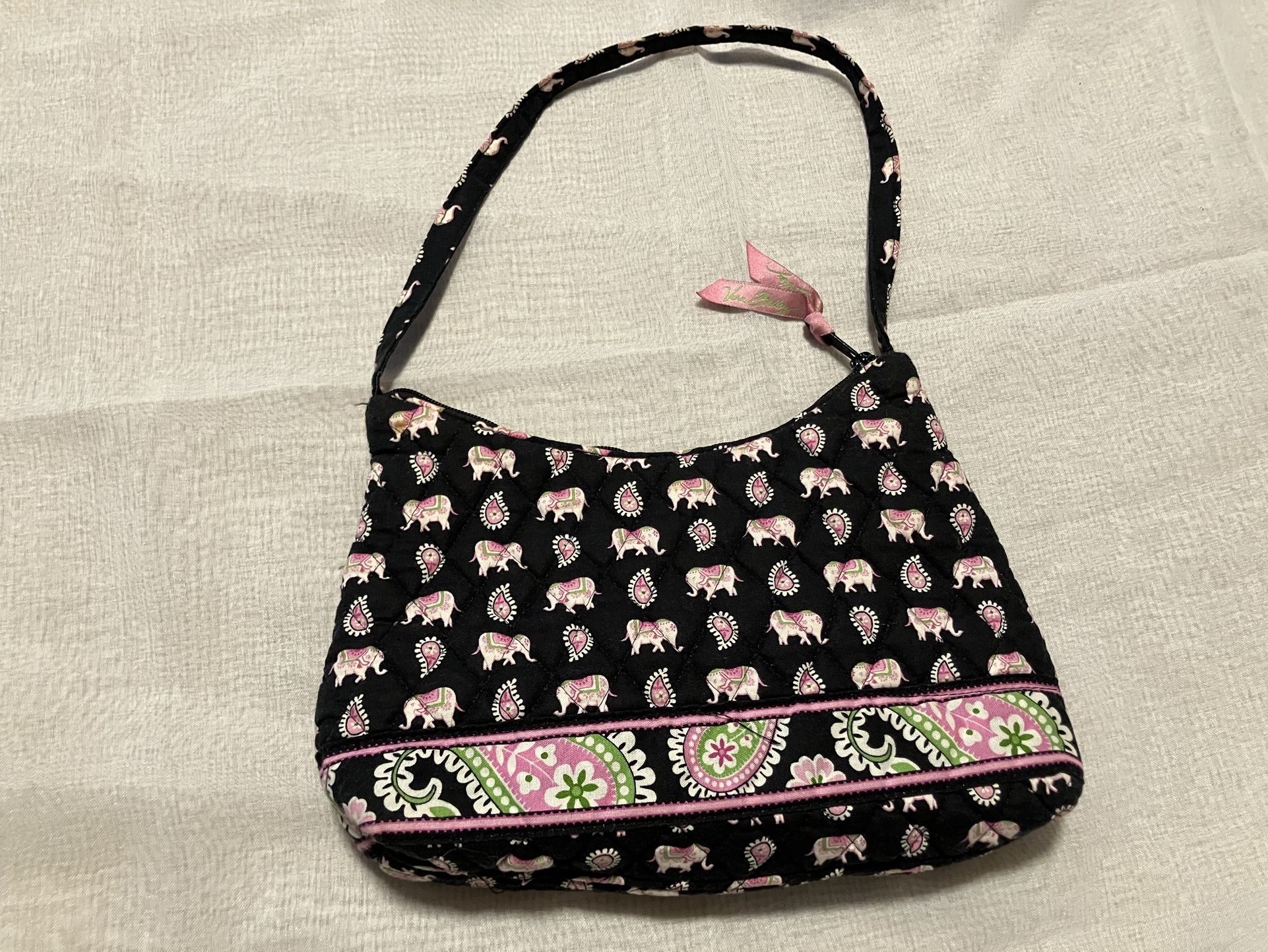 Vera Bradley Small Shoulder Bag -Pink Elephants