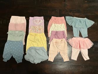 Baby Girl Bottoms Bundle – 14 Pieces