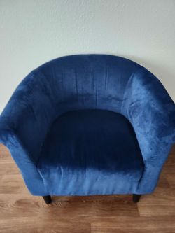 Comfy blue chair