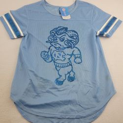 North Carolina Tar Heels UNC Blue Mesh Shirt Women's Medium NCAA Rue 21