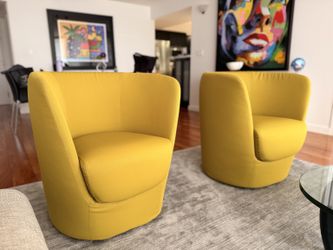 Pair of Italian Green Lounge Chairs - Addison House