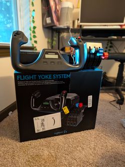 Logitech Flight Yoke Simulator