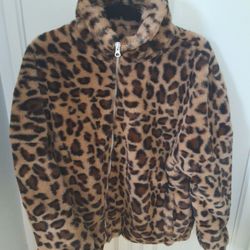 Lepeord print jacket