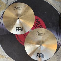 Meinl Byzance Series 15” Extra Hammered Hi Hat Drum Cymbals BRAND NEW Retails for $629