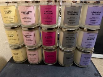 Bath & Body Works White Barn Candles –