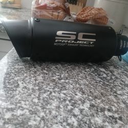 BRANDNEW S C Project Exhaust Muffler For Street Bike