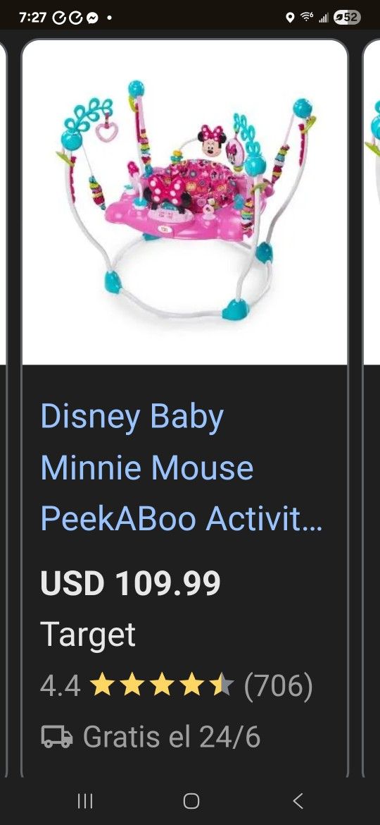 Brinca Brinca Minnie Mouse Peekaboo