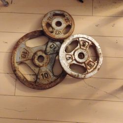 Steel Weights......10's....5's.....& 2.5's