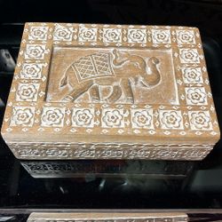 Wooden Jewelry Box $15