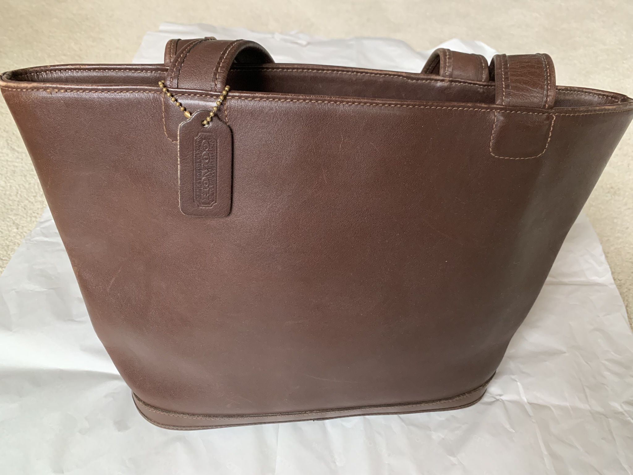 Coach Tote Leather Bag 