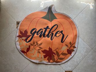Pumpkin rug