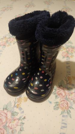 Toddler Rain Boots Navy 5M