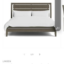 LINDEN KING SIZE COMPLETE  BED FRAME.