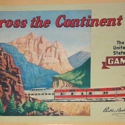 Vintage "Across The Continent" Board Game