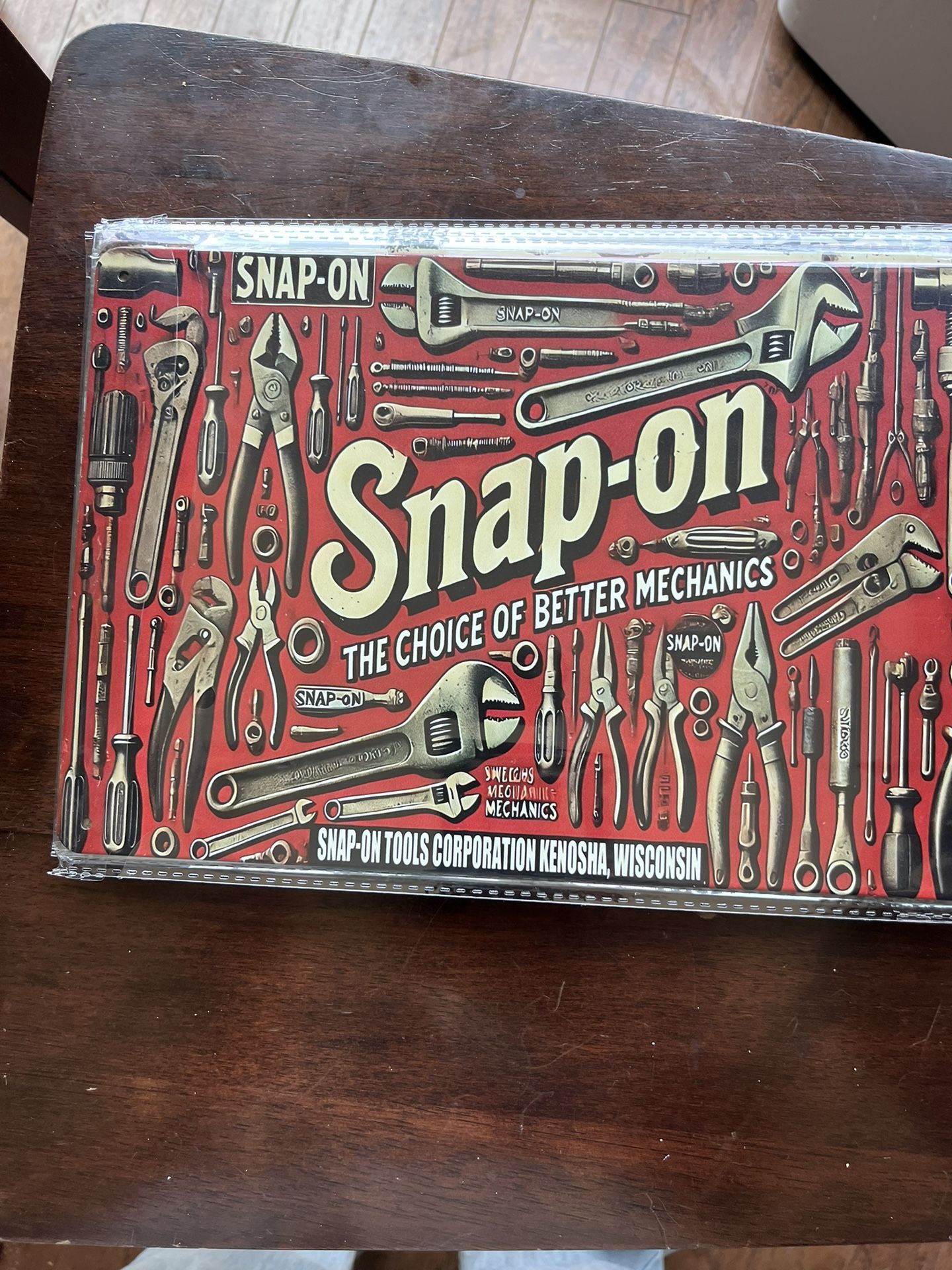 Snap-On Vintage Style Sign
