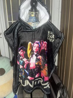 kids Kpop Demon Hunter Poncho