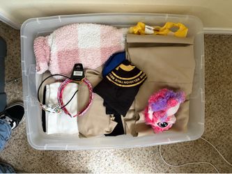 BOX of girl clothes
