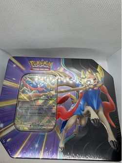 Pokémgn TCG. Slashing Legends Tin Zacian EX