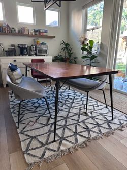 West Elm Solid Wood Dining Table – Great Condition - 6‘ x 38“