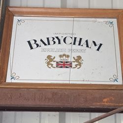 Babycham Bar Mirror Sign 
