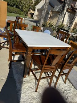 Dining table with 8 chairs