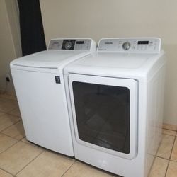 Samsung Washer And Electric Dryer Free Deliver And Install 6 Month warranty