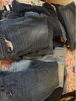 13 pairs woman’s jeans  size 16 some