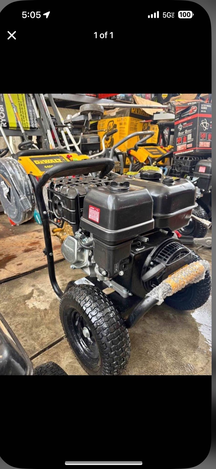 Pressure Washer Dewalt 4400ps