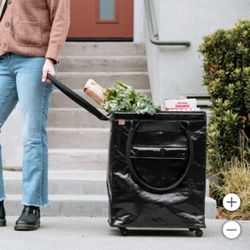 CleverMade Foldable Tote Bag on Wheels