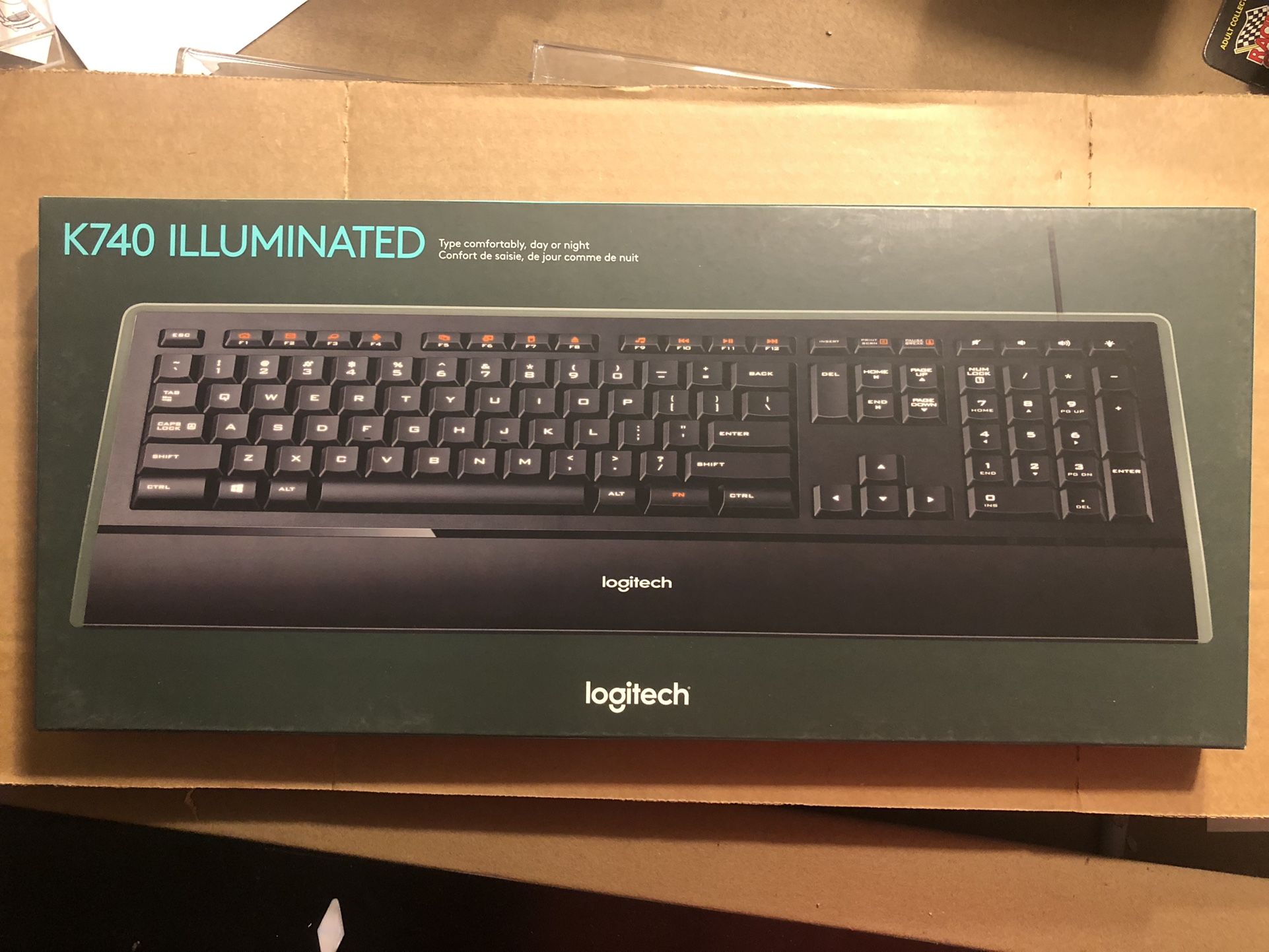 Logitech K740 Illuminated Keyboard - Brand New