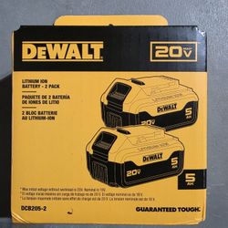 DeWalt 20Volt XR Batteries 5.0
