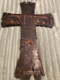 Western Themed Cross