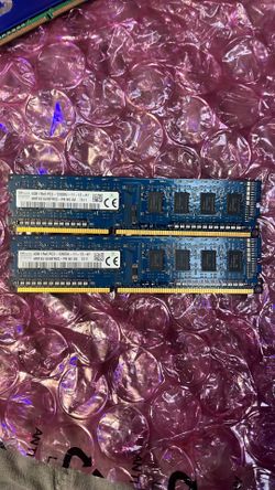 8GB (2x4GB) SK Hynix DDR3 Desktop RAM - PC3-12800U 1600MHz