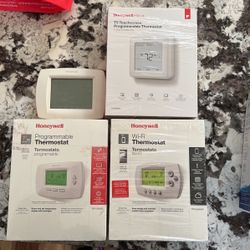 3 New Honeywell Thermostats