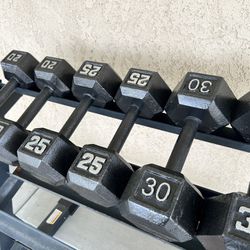 Dumbbell Weight Set (20, 25, 30 pounds—150 pounds total)