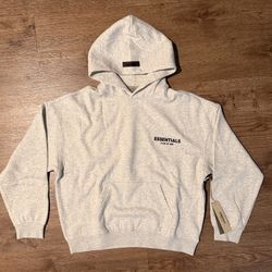 Light Oat Essentials Fear Of God Hoodie