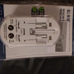 New American Tourists All In One Adapter Plug