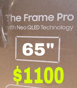Samsung 65 The Frame Pro TV ,  NEO QLED LED LCD 120Hz Check my profile for more models