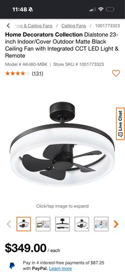 Outdoor celling fan